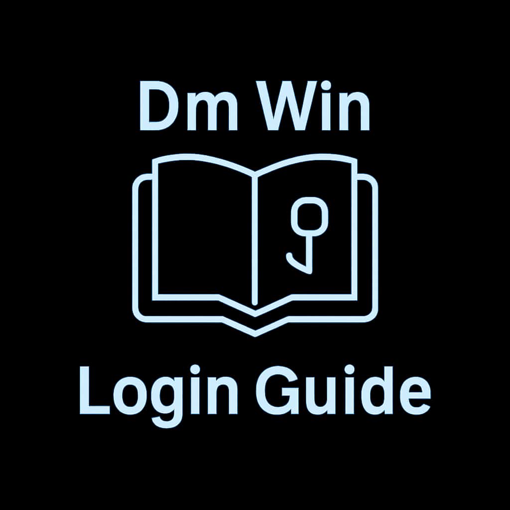 Minimal badge representing Dm Win Login Guide.