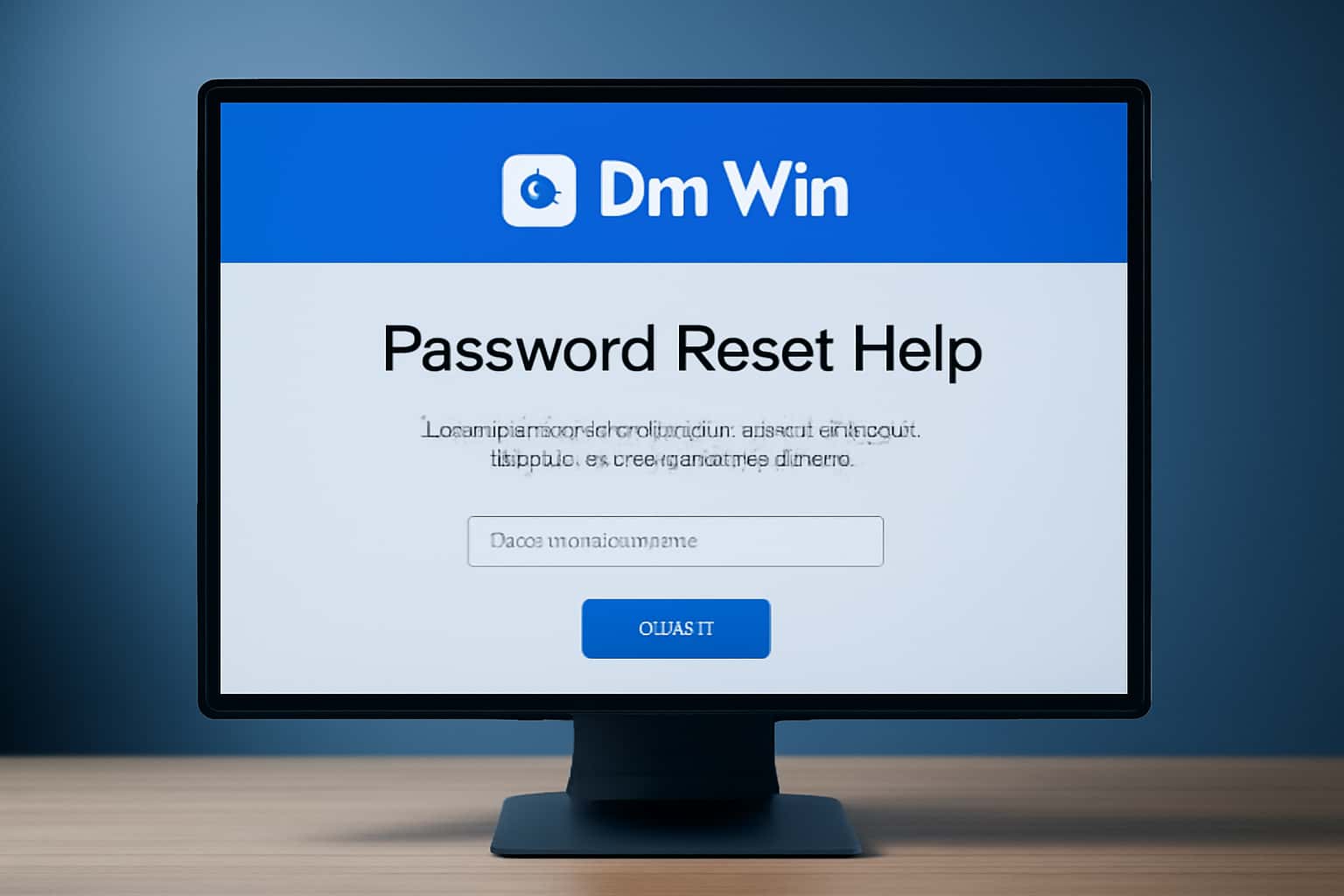 Visual guide on Dm Win Password Reset Help