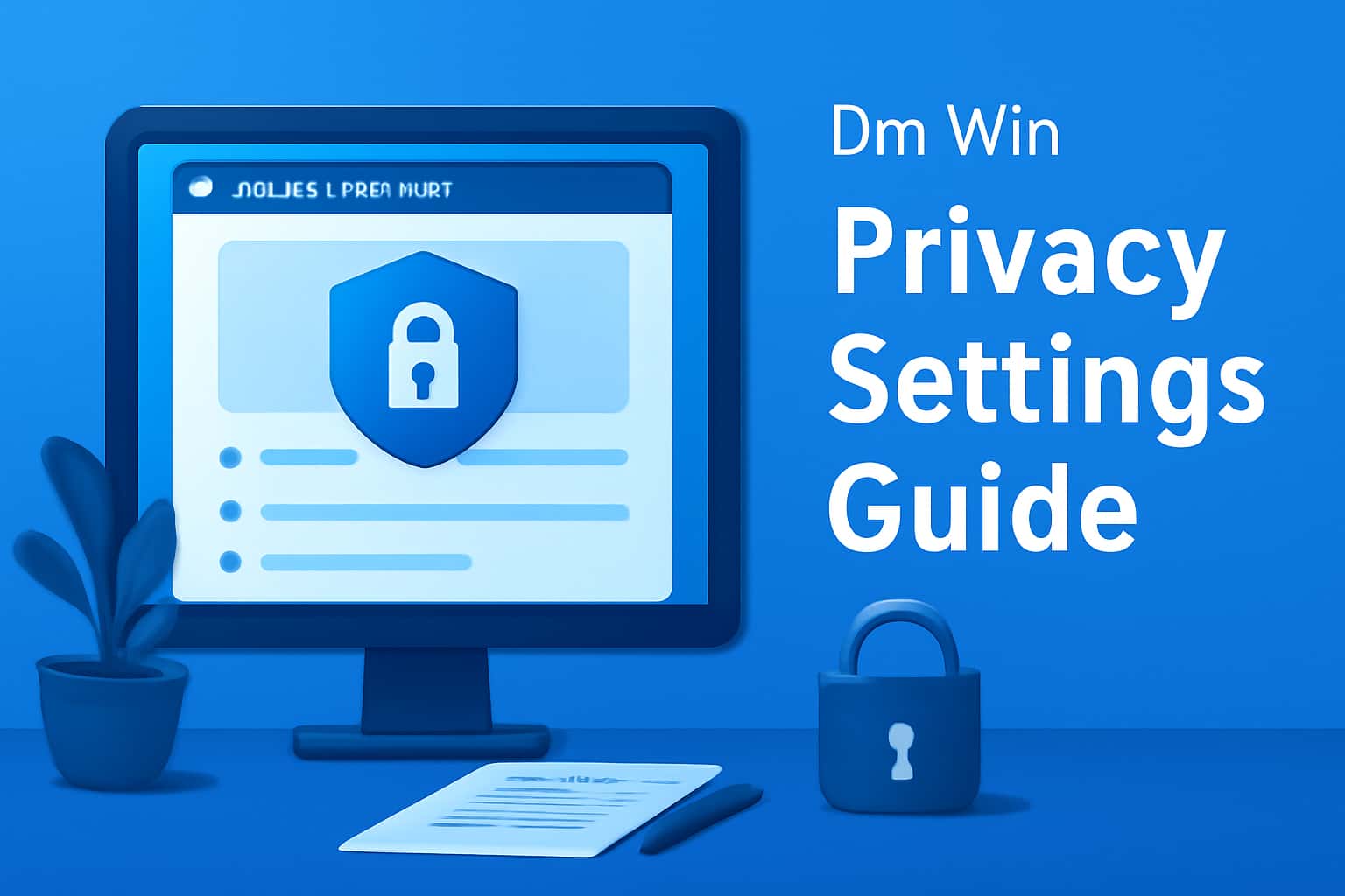 A visual representation of Dm Win Privacy Settings, showcasing a secure login interface.