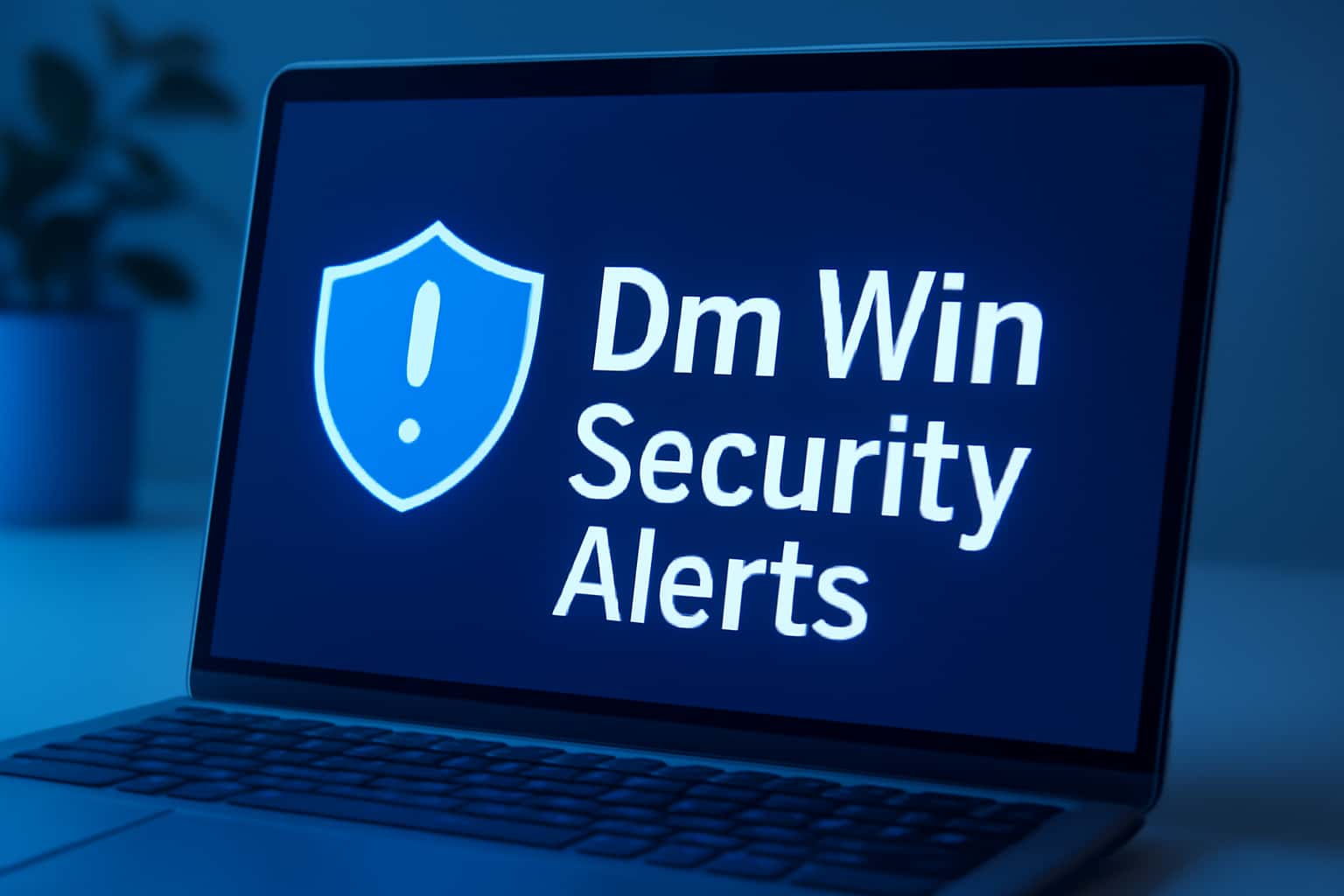 Visual representation of Dm Win Security Alerts highlighting account protection features.