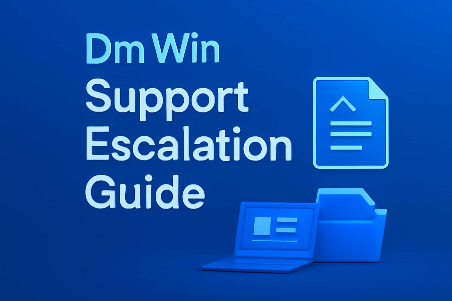 A neutral scene illustrating the support processes related to Dm Win.