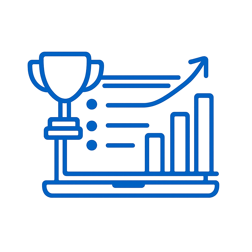 A professional badge representing login assistance for Dm Win.