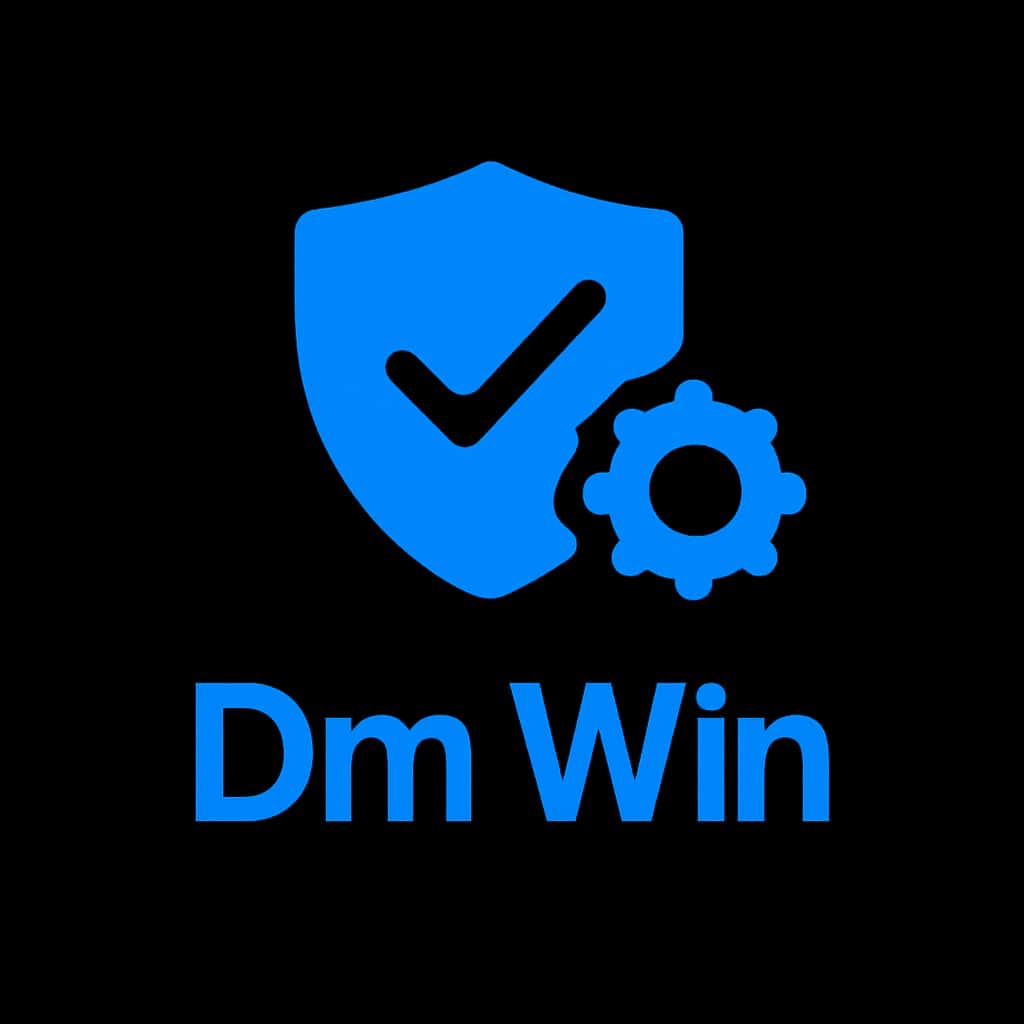 Icon illustrating Dm Win security settings.