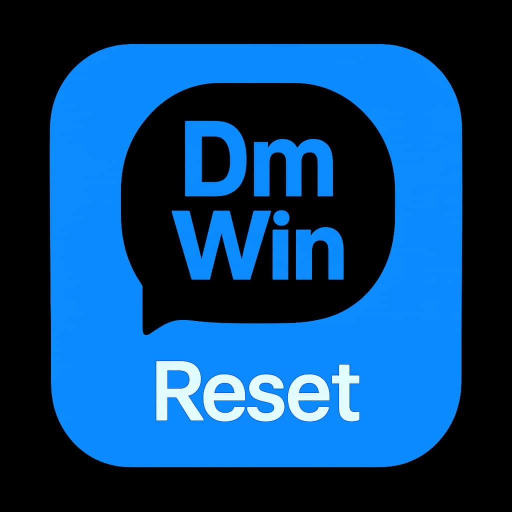 Icon representing Dm Win Reset guidance.