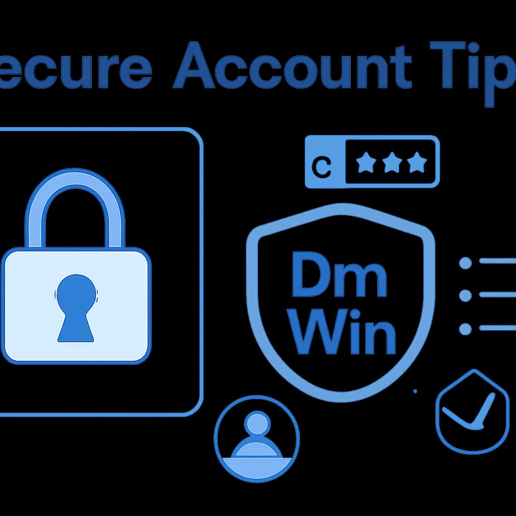 Illustration of Secure Dm Win Account security measures.