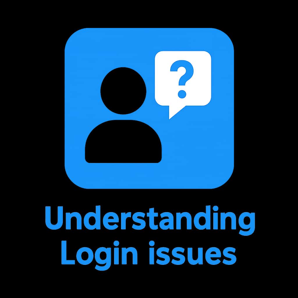 An icon representing guidance on Dm Win login issues.